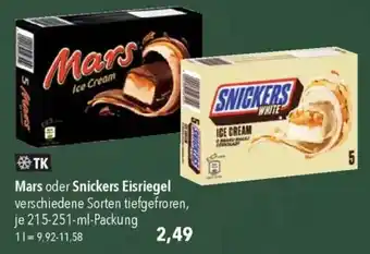 CITTI Markt Mars oder Snickers Eisriegel Angebot