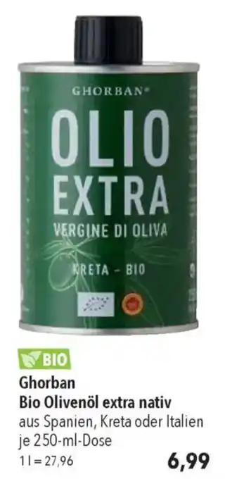 CITTI Markt Ghorban Bio Olivenöl extra nativ Angebot