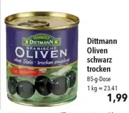 CITTI Markt Dittmann Oliven schwarz trocken Angebot