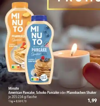 CITTI Markt Minuto American Pancake, Schoko Pancake oder Pfannkuchen Shaker Angebot