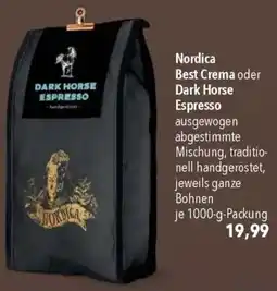 CITTI Markt Nordica Best Crema oder Dark Horse Espresso Angebot