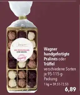 CITTI Markt Wagner handgefertigte Pralinés oder Trüffel Angebot
