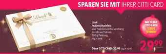 CITTI Markt Lindt Pralinés Hochfein Angebot