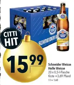 CITTI Markt Schneider Weisse Helle Weisse Angebot