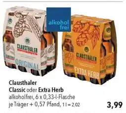 CITTI Markt Clausthaler Classic oder Extra Herb alkoholfrei Angebot