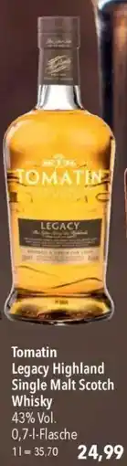 CITTI Markt Tomatin Legacy Highland Single Malt Scotch Whisky Angebot