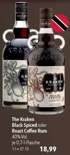 CITTI Markt The Kraken Black Spiced oder Roast Coffee Rum Angebot