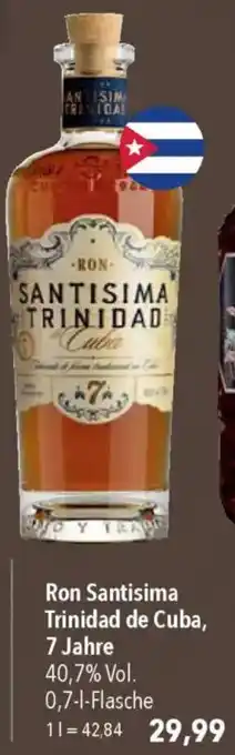 CITTI Markt Ron Santisima Trinidad de Cuba, 7 Jahre Angebot