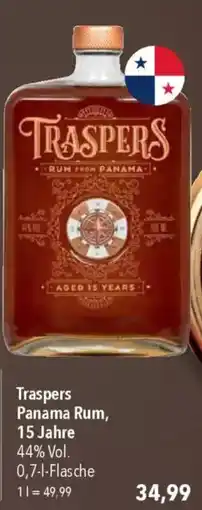 CITTI Markt Traspers Panama Rum, 15 Jahre Angebot