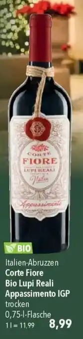 CITTI Markt Corte Fiore Bio Lupi Reali Appassimento IGP trocken Angebot