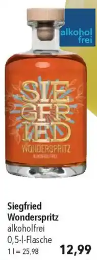 CITTI Markt Siegfried Wonderspritz alkoholfrei Angebot