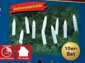 Jawoll 10er-Set LED Christbaumkerzen Angebot