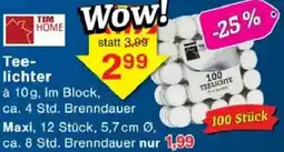 Jawoll TIM HOME Teelichter Angebot