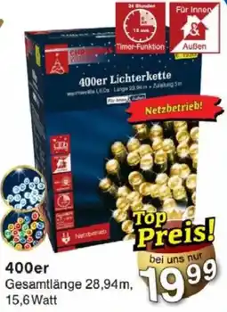 Jawoll Lichterketten 400er Angebot