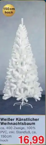 Jawoll Weißer Künstlicher Weihnachtsbaum Angebot