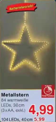 Jawoll Metallstern Angebot