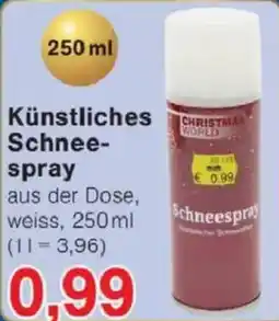 Jawoll Künstliches Schneespray Angebot
