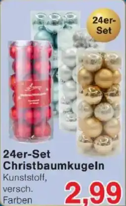 Jawoll 24er- Set Christbaumkugeln Angebot