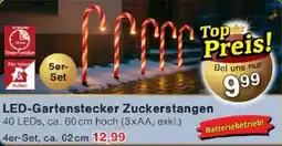 Jawoll LED Gartenstecker Zuckerstangen Angebot