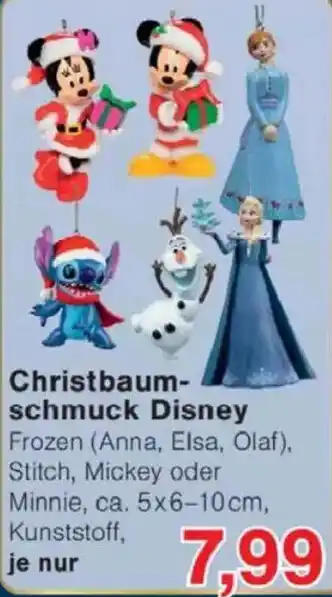 Jawoll Christbaumschmuck Disney Frozen Angebot