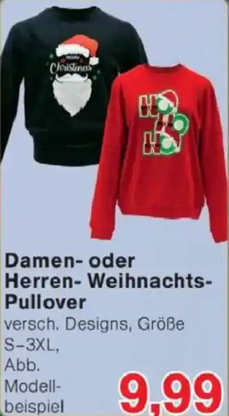 Jawoll Damen oder Herren Weihnachts Pullover Angebot