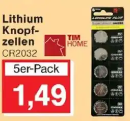 Jawoll TIM HOME Lithium Knopfzellen CR2032 Angebot