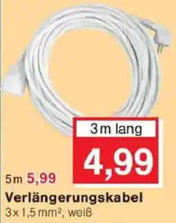 Jawoll Verlängerungskabel 3m lang Angebot