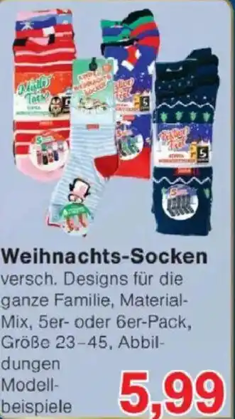 Jawoll Weihnachts Socken Angebot
