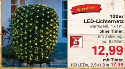 Jawoll 100er LED-Lichternetz ohne Timer Angebot