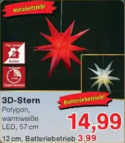 Jawoll 3D-Stern Angebot