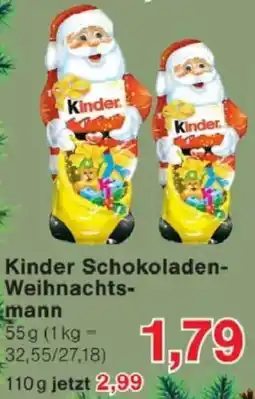 Jawoll Kinder Schokoladen Weihnachtsmann Angebot