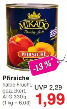 Jawoll Pfirsiche MIKADO Angebot