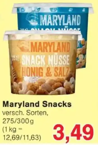 Jawoll Maryland Snacks Angebot