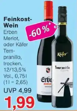 Jawoll Feinkost Wein Angebot