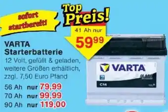 Jawoll VARTA Starterbatterie 41 Ah nur Angebot