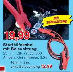 Jawoll Starthilfekabel mit Beleuchtung Angebot