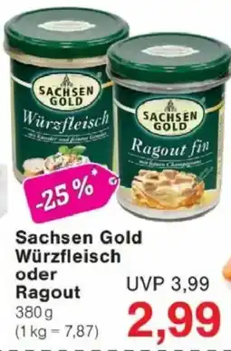 Jawoll Sachsen Gold Würzfleisch oder Ragout Angebot