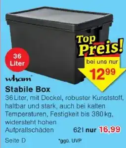 Jawoll wham Stabile Box Angebot