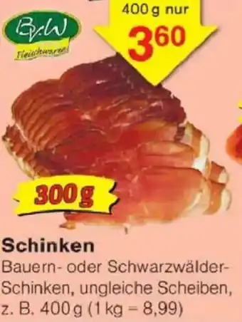 Jawoll BVW Schinken Angebot