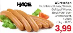 Jawoll HAGE Würstchen Angebot