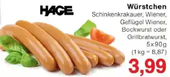 Jawoll HAGE Würstchen Angebot