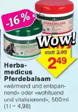 Jawoll Herbamedicus Pferdebalsam Angebot