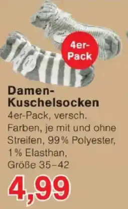 Jawoll Damen Kuschelsocken 4er- Pack Angebot