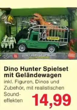 Jawoll Dino Hunter Spielset mit Geländewagen Angebot