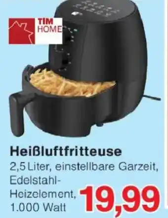 Jawoll TIM HOME Heißluftfritteuse Angebot