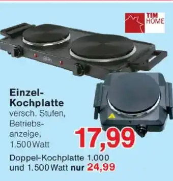Jawoll TIM HOME Einzel Kochplatte Angebot