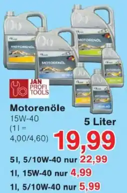 Jawoll JAN PROFI TOOLS Motorenöle 15W-40 Angebot