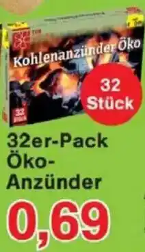 Jawoll 32er-Pack Öko Anzünder Angebot