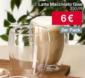 Woolworth Latte Macchiato Glas 2er Pack Angebot