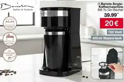 Woolworth Barista Single Kaffeemaschine Angebot